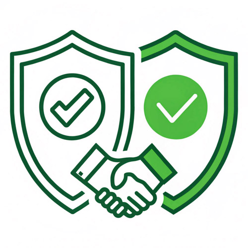 minimalist-vector-icon-of-two-shields-with-a-hands