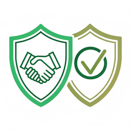 minimalist-vector-icon-of-two-shields-with-a-hands